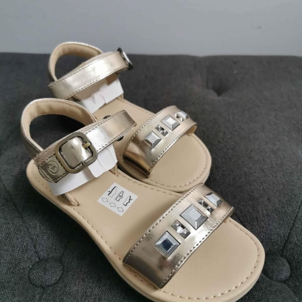 Stride Rite Gold Sandals for Kids